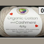Countrywide Yarns Organic Cotton & Cashmere 4ply