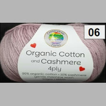 Countrywide Yarns Organic Cotton & Cashmere 4ply