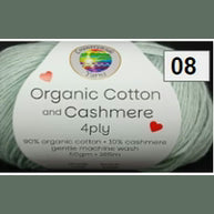 Countrywide Yarns Organic Cotton & Cashmere 4ply