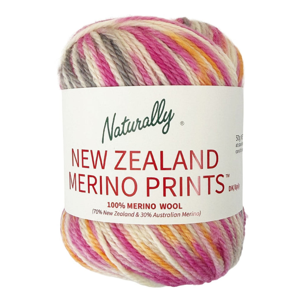 Naturally New Zealand Merino Prints DK/8 Ply