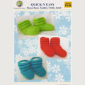 Countrywide Yarns Quick N Easy House Boots