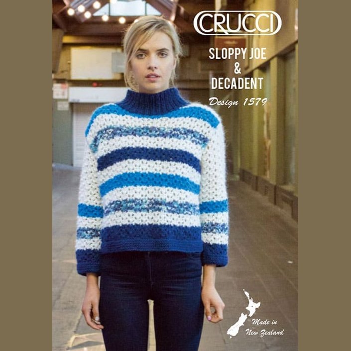 Crucci Women's Roll Collar Mesh Sweater