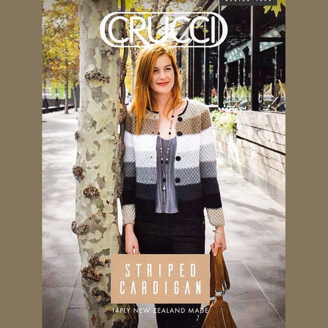 Crucci Women's Striped Cardigan