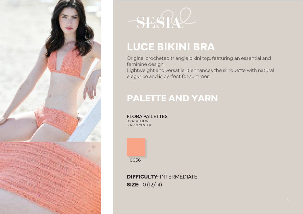 Sesia Luce Bikini Bra - FREE PATTERN