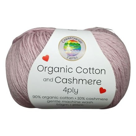 Countrywide Yarns Organic Cotton & Cashmere 4ply