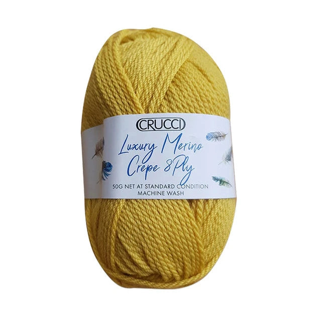 Crucci Luxury Merino Crepe 8ply