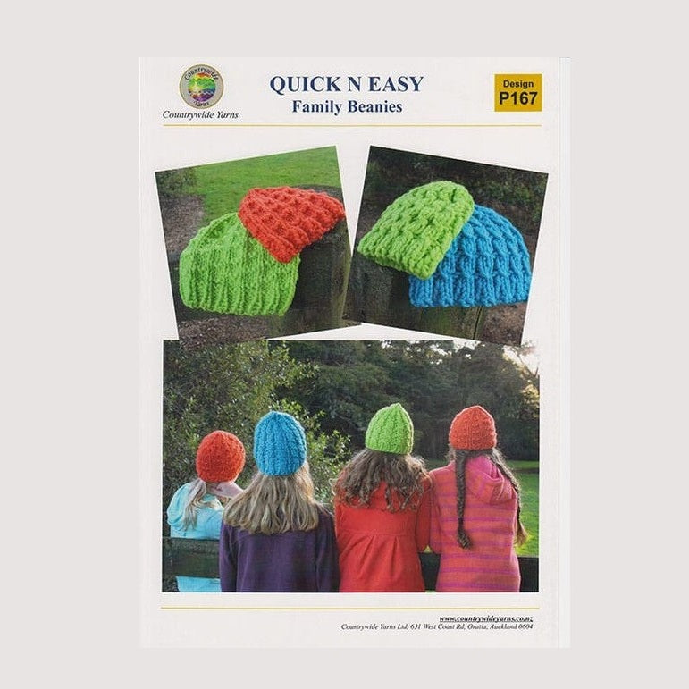 Countrywide Yarns Quick N Easy Family Beanie