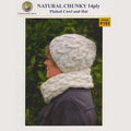 Countrywide Yarns Naturals Plaited Cowl & Hat