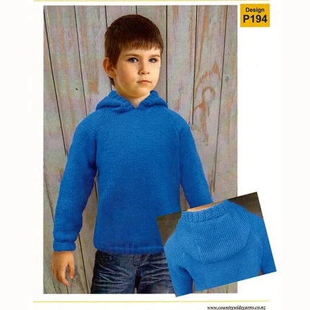 Countrywide Yarns Windsor Child's Hooded Sweater