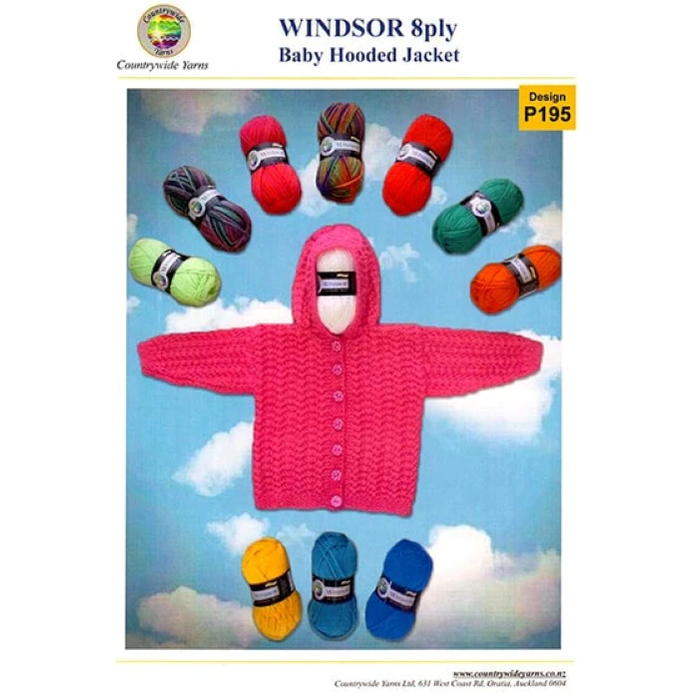 Countrywide Yarns Windsor Baby Hooded Jacket
