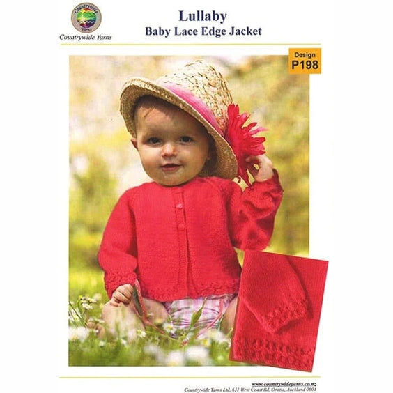 Countrywide Yarns Lullaby Baby Lace Edge Jacket