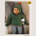 Countrywide Yarns Windsor Baby Garter Stitch Hoodie & Mittens