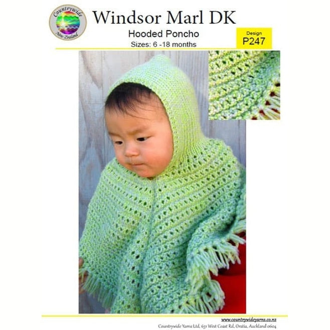 Countrywide Yarns Windsor Hooded Poncho