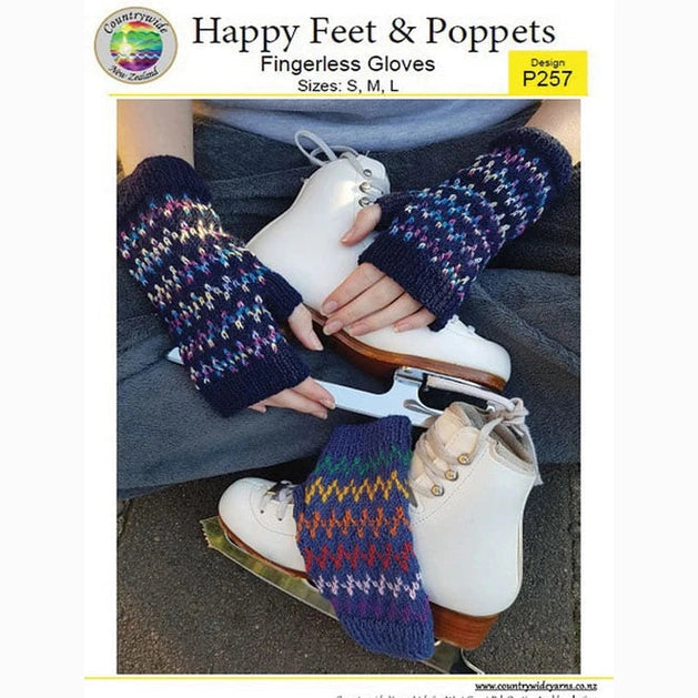 Countrywide Yarns Happy Feet & Poppets Fingerless Gloves