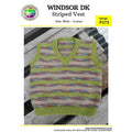 Countrywide Yarns Windsor Striped Vest