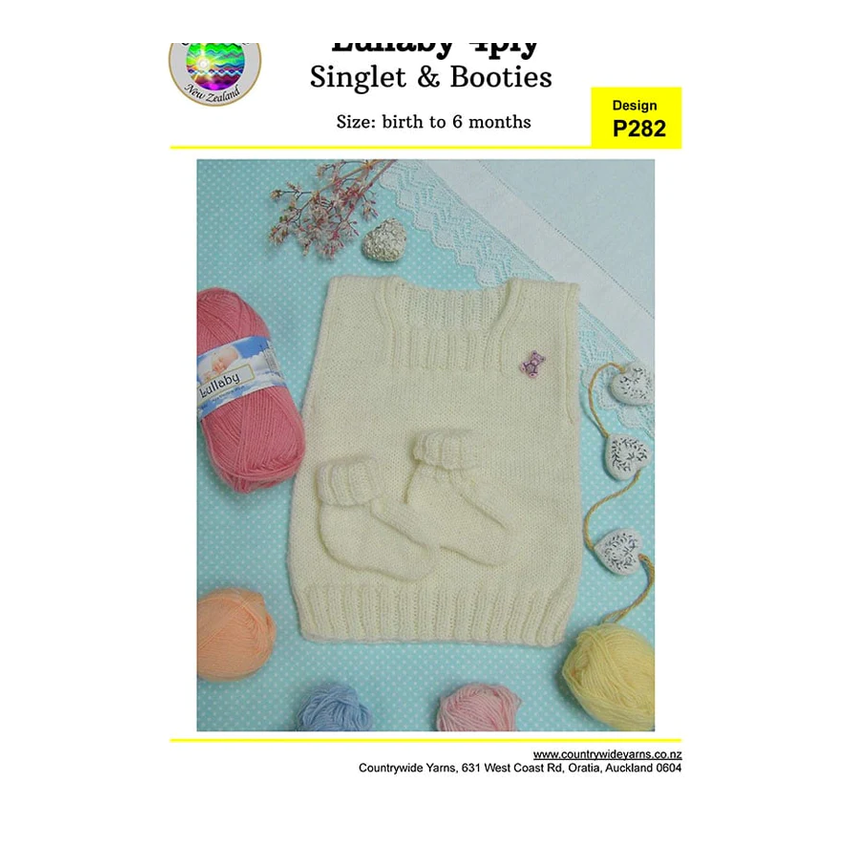 Countrywide Yarns Lullaby Singlet and Booties