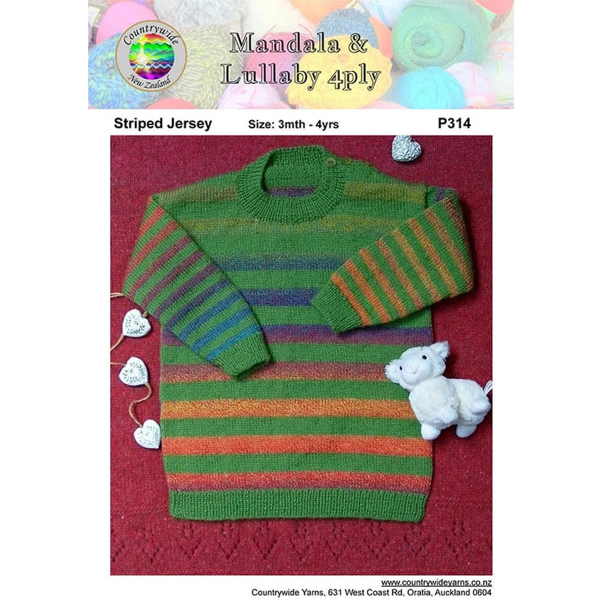 Countrywide Yarns Mandala & Lullaby Striped Jersey