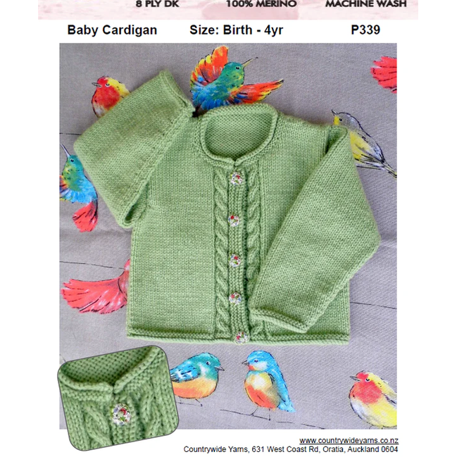 Countywide Yarns Beautiful Baby Cardigan