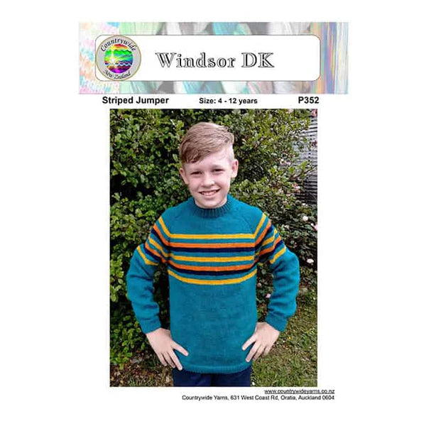 Countrywide Yarns Windsor Striped Jumper