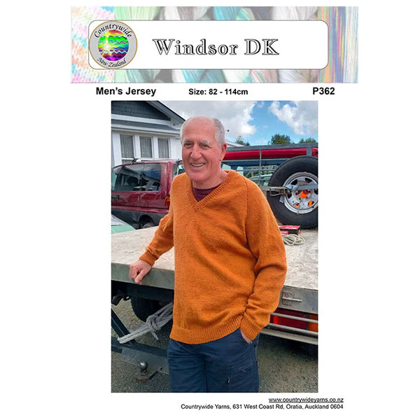 Countrywide Yarns Windsor Men's Jersey