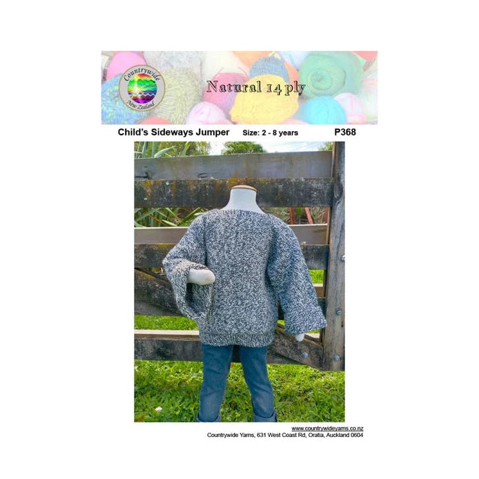 Countrywide Yarns Naturals Child's Sideways Jumper