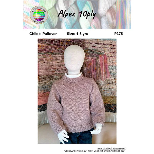 Countrywide Yarns Alpex Child's Pullover