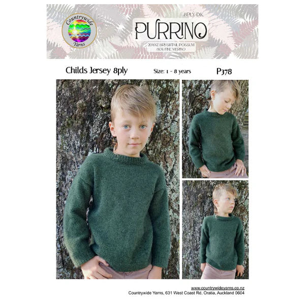 Countrywide Yarns Purrino Child's Jersey