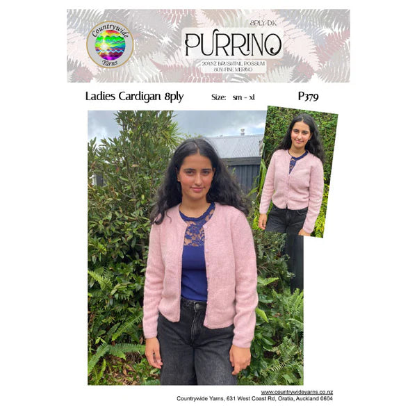 Countrywide Yarns Purrino Ladies Cardigan