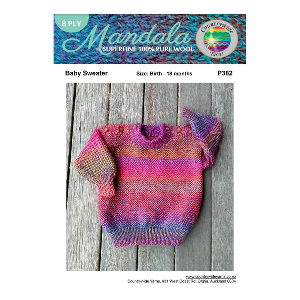 Countrywide Yarns Mandala Baby Sweater