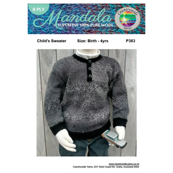 Countrywide Yarns Mandala & Windsor Child's Sweater