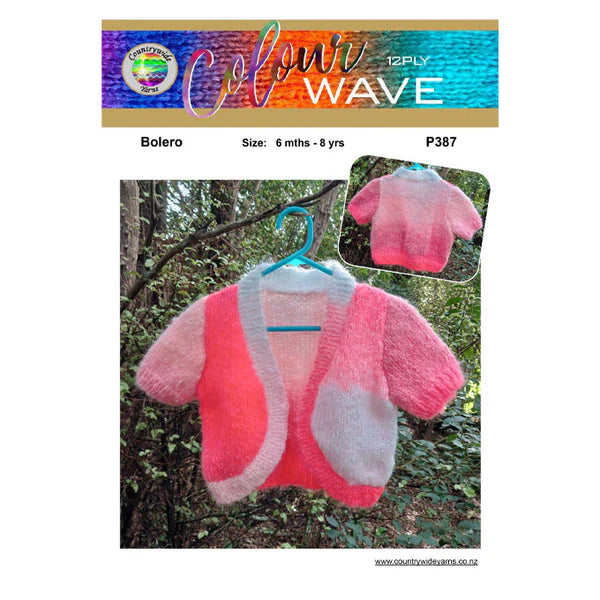 Countrywide Yarns Colourwave Child's Bolero