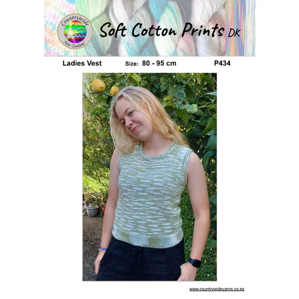 Countrywide Yarns Soft Cotton Ladies Vest