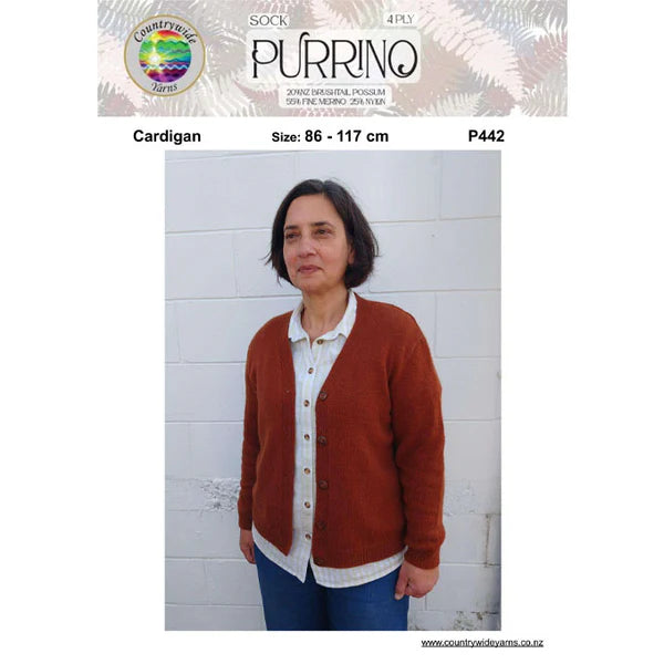 Countrywide Yarns Purrino Sock Ladies Cardigan