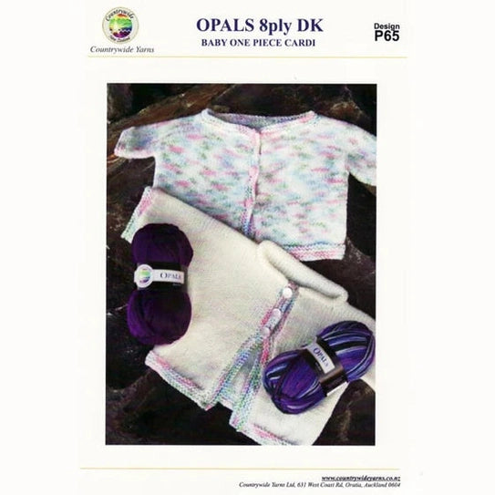 Countrywide Yarns Opals Baby One Piece Cardigan