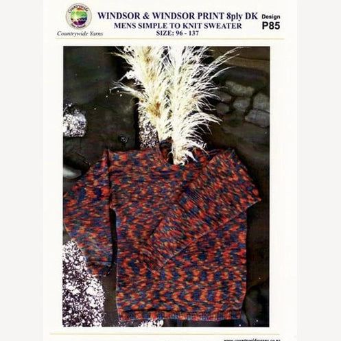 Countrywide Yarns Windsor Simple Knit Sweater
