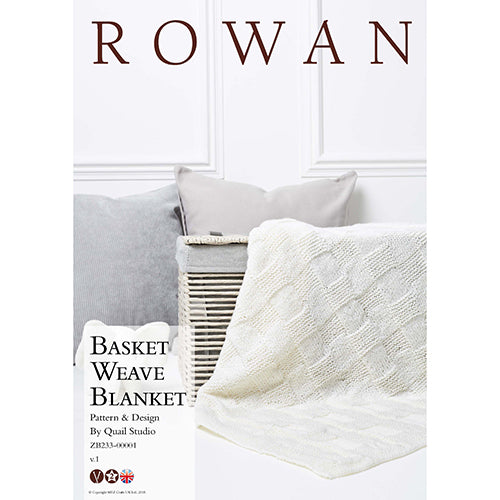 Rowan Baby Basket Weave Blanket