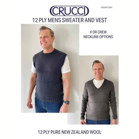 Crucci Mens Sweater and Vest