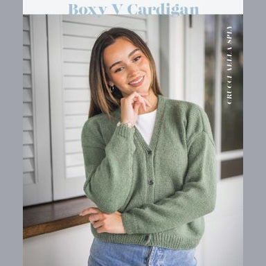 Crucci Boxy V Cardigan