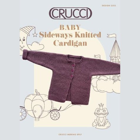 Crucci Baby Sideways Knitted Cardigan