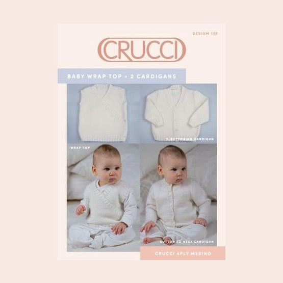 Crucci Baby Wrap & 2 Cardigans