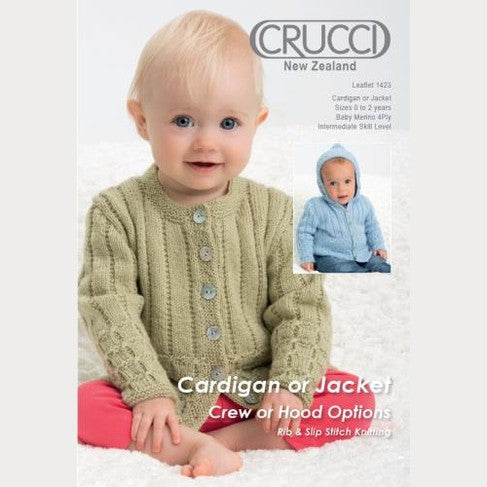 Crucci Baby Merino Cardigan or Jacket