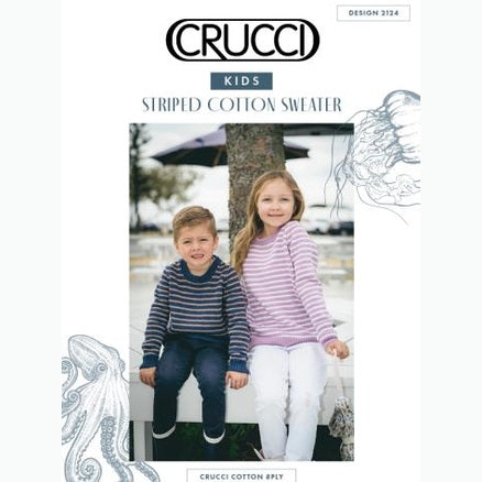 Crucci Kids Striped Cotton Sweater
