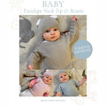 Crucci Baby Envelope Neck Top and Beanie