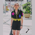 Crucci Ladies Short Sleeved Collar Top