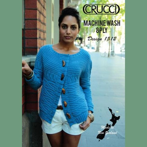 Crucci Women's Horizontal Cable Cardigan