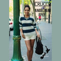 Crucci Women's Textured Striped Sweater