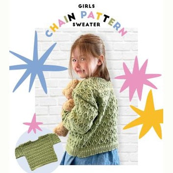 Crucci Girls Chain Pattern Sweater