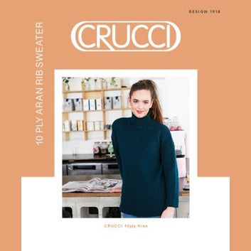 Crucci Women's Aran Rib Sweater