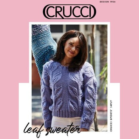 Crucci Women's Leaf Sweater