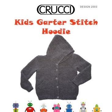Crucci Kids Garter Stitch Hoodie